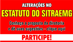 Alterações no Estatuto do SITRAEMG